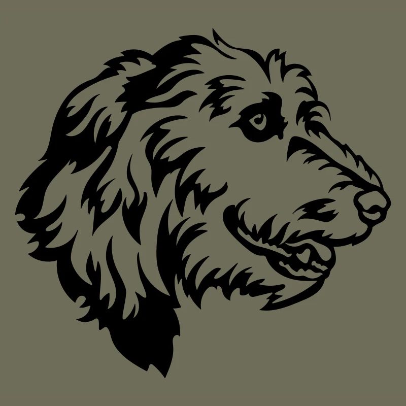 Irish Wolfhound Kopf