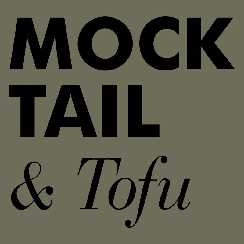 Mocktail tofu Veganer