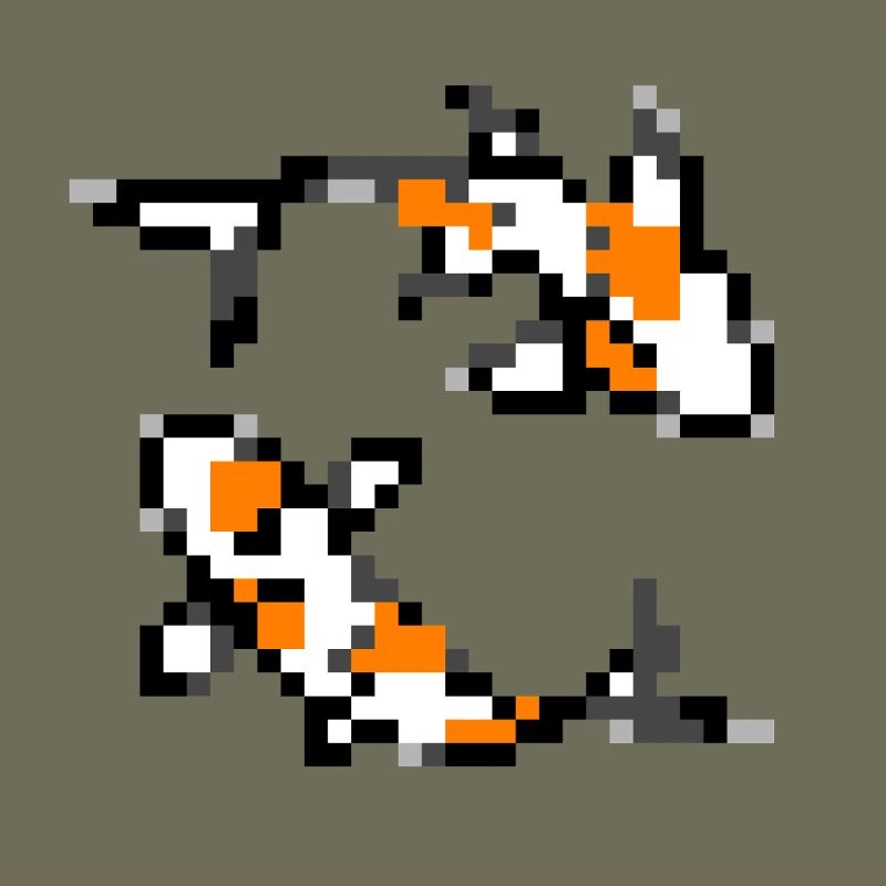 Pixelart Koi