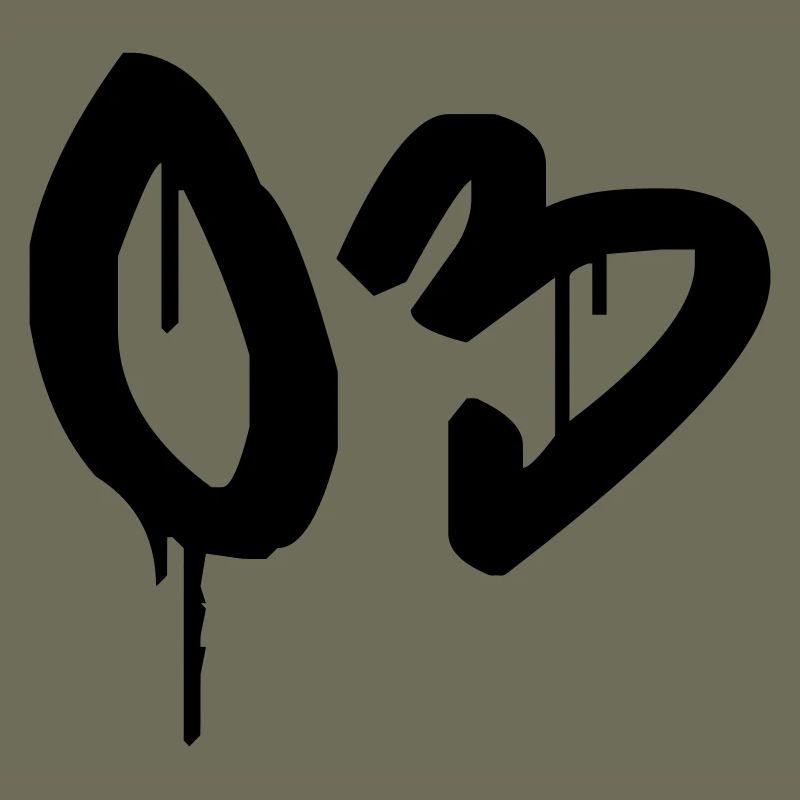 Nummer 03 Urbaner Graffiti-Stil
