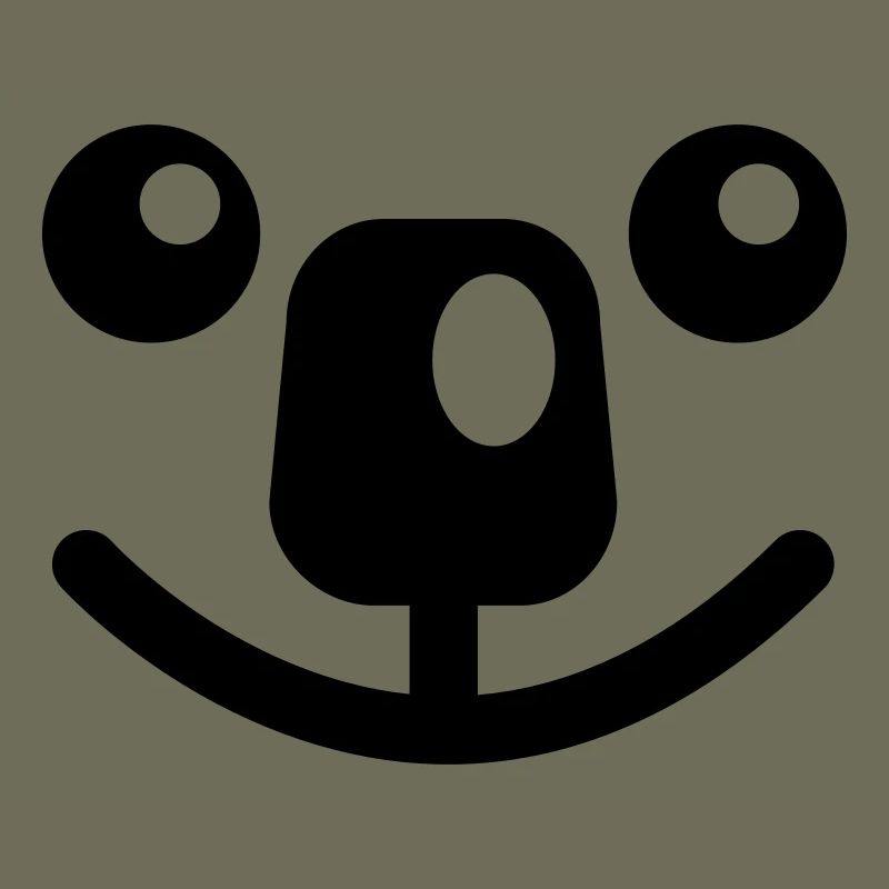 Koala face - Line