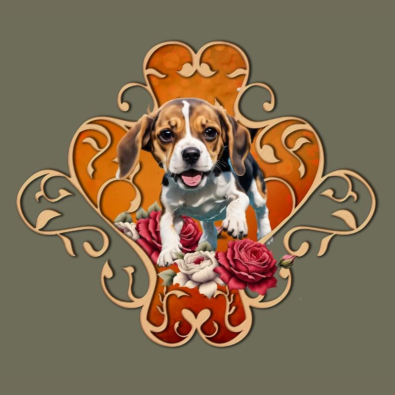 Mignon petit Beagle.