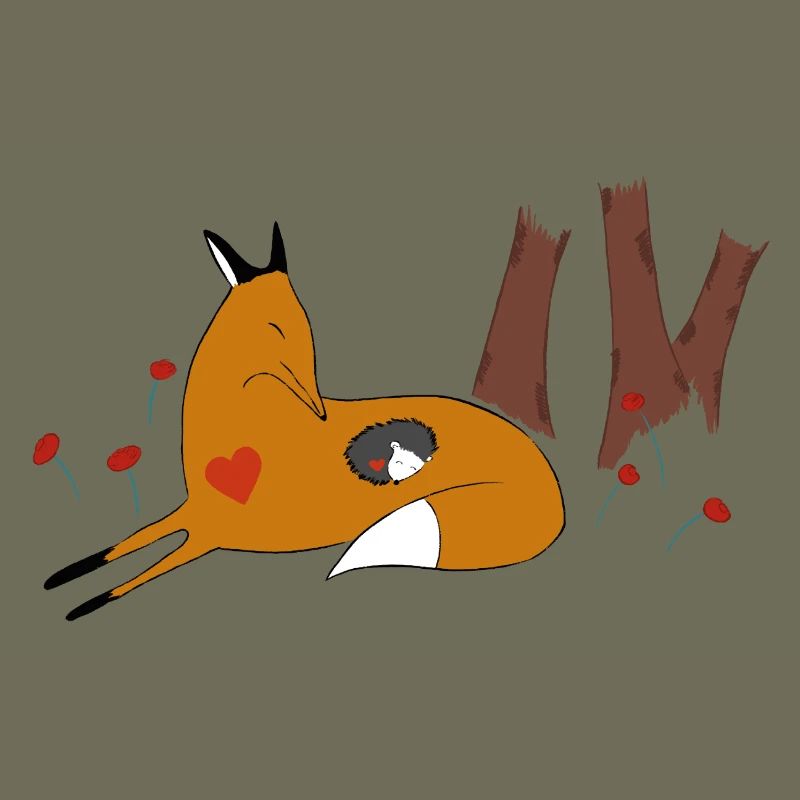 Fuchs und Igel