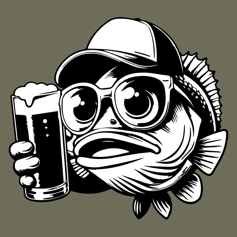 Copain de bière de pêche