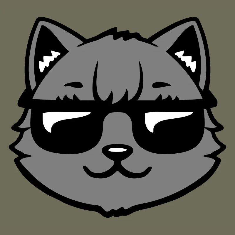 Lunettes de soleil gris chat Look cool style décontracté