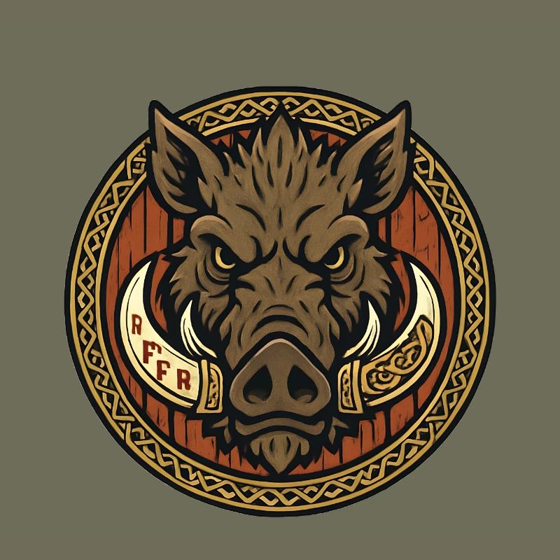 Viking Boar Emblem
