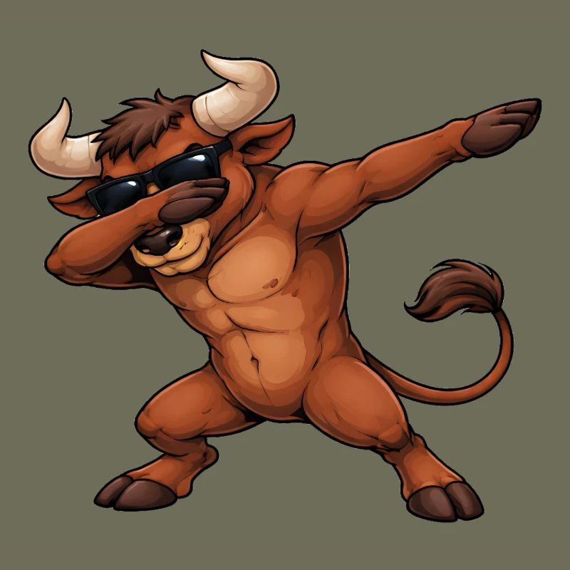 Dabbing Stier