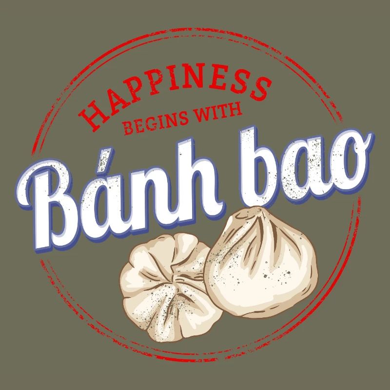 Bánh Bao Dumpling or Baozi Vintage Dumpling