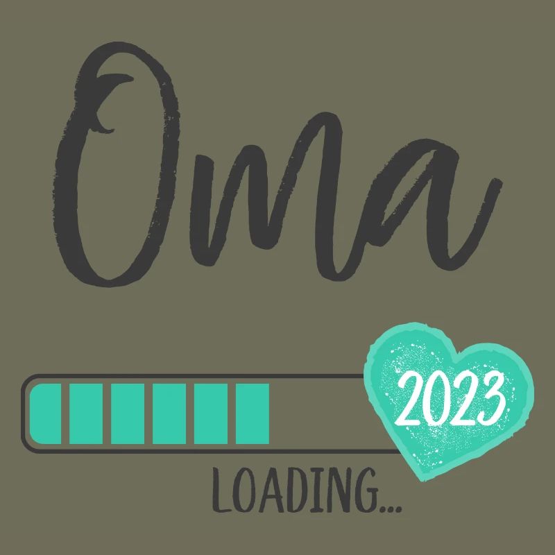 Oma Loading 2023 Herz Junge Werdende Großmutter