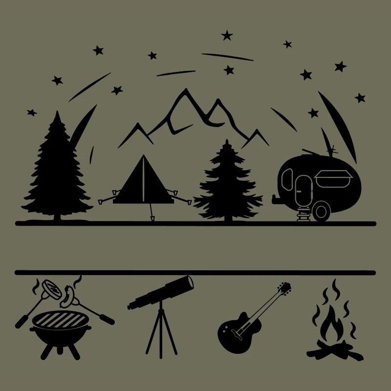 Camping Life Banner