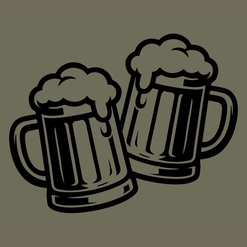 Beer toasting beer mug drinking
