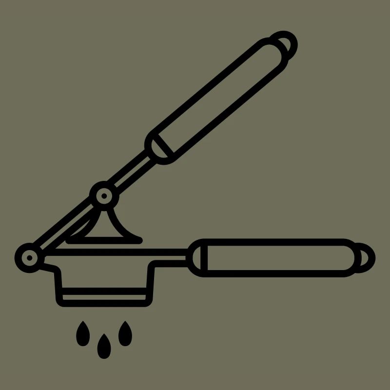 Knoblauch Presse oder Spätzle Presse