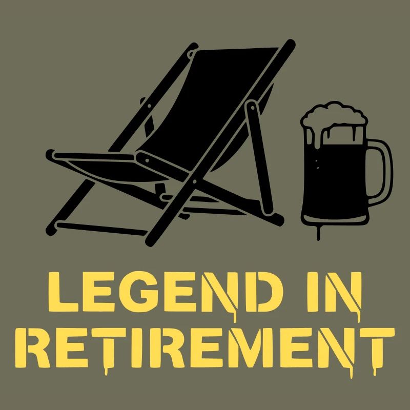 Retired Legend Pension Deck Chair