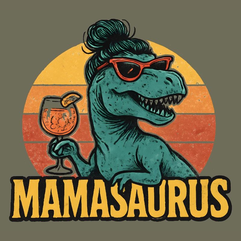 Mamasaurus Mama Mutter Geschenkidee Humor Lustig