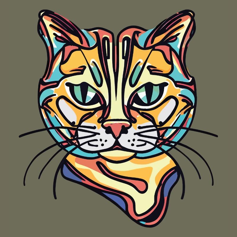 Bunte Katze