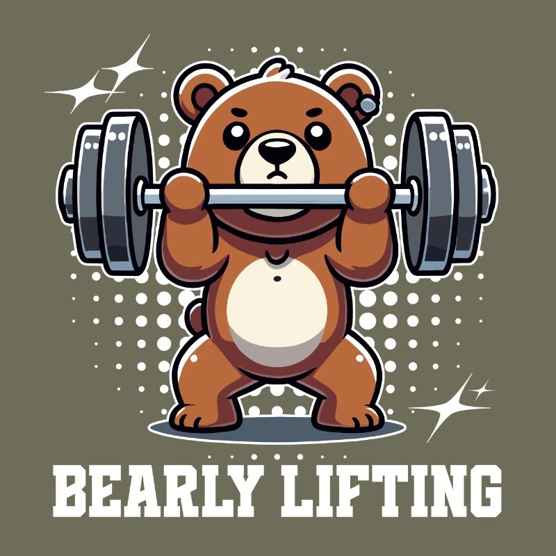 Bearly Lifting – Fun Teddy Workout Design