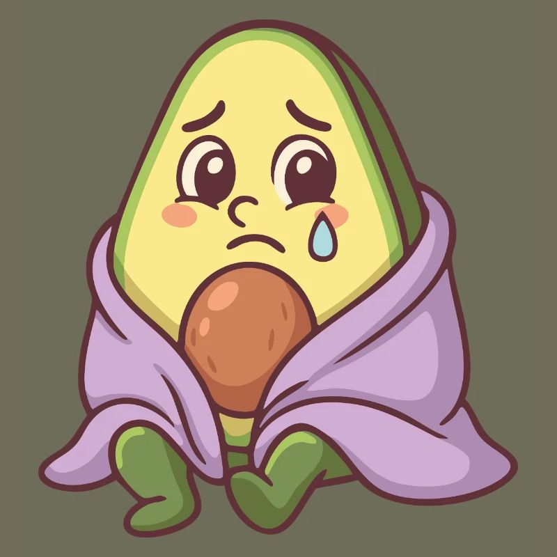 Avocat triste