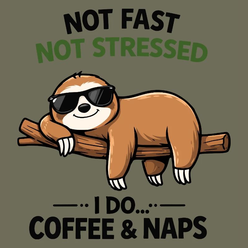 Chill Sloth Kaffee & Nickerchen