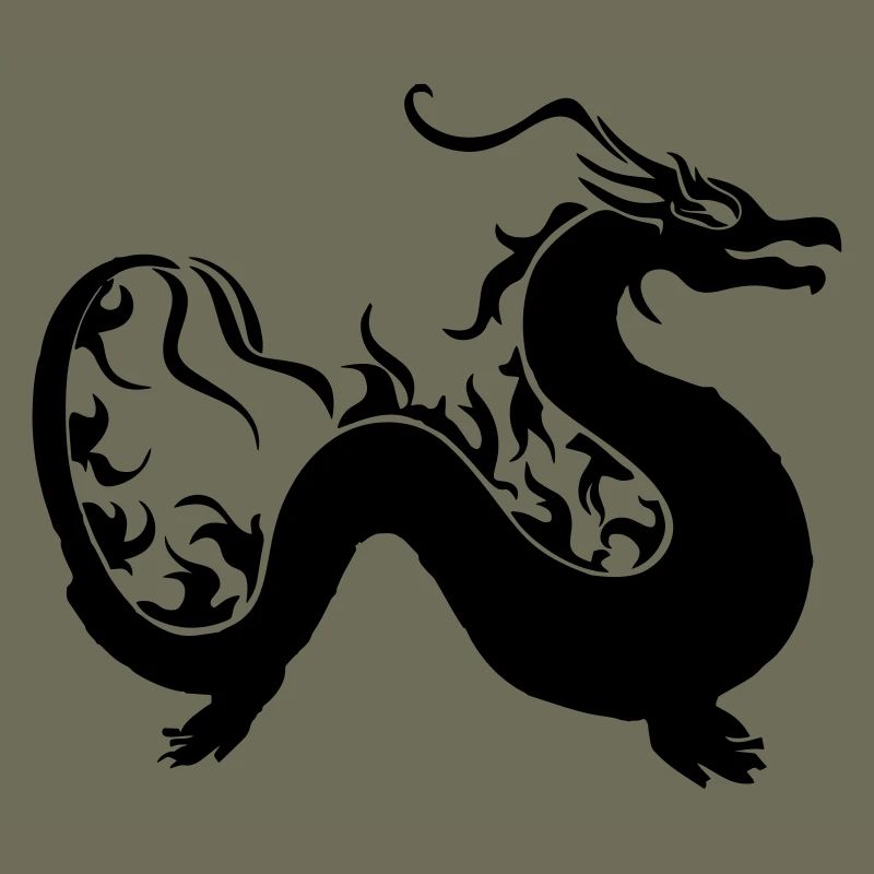 Dragon serpentait