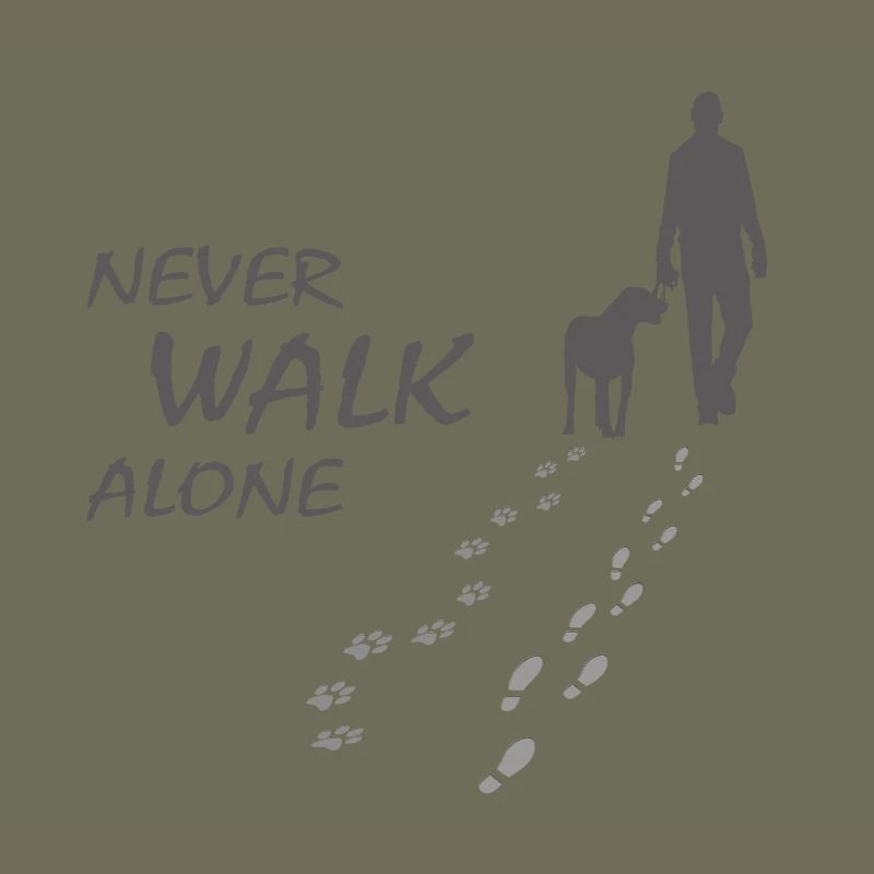 Hund - NEVER WALK ALONE Gassi