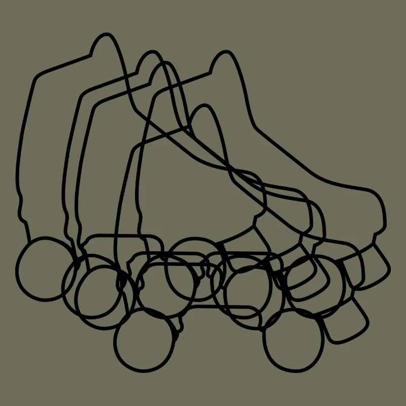 Roller Skates Sketch
