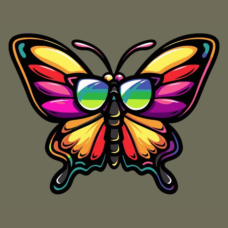 Schmetterling Comic Cool