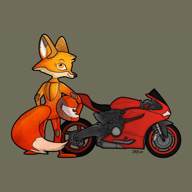 Fox motorcycle