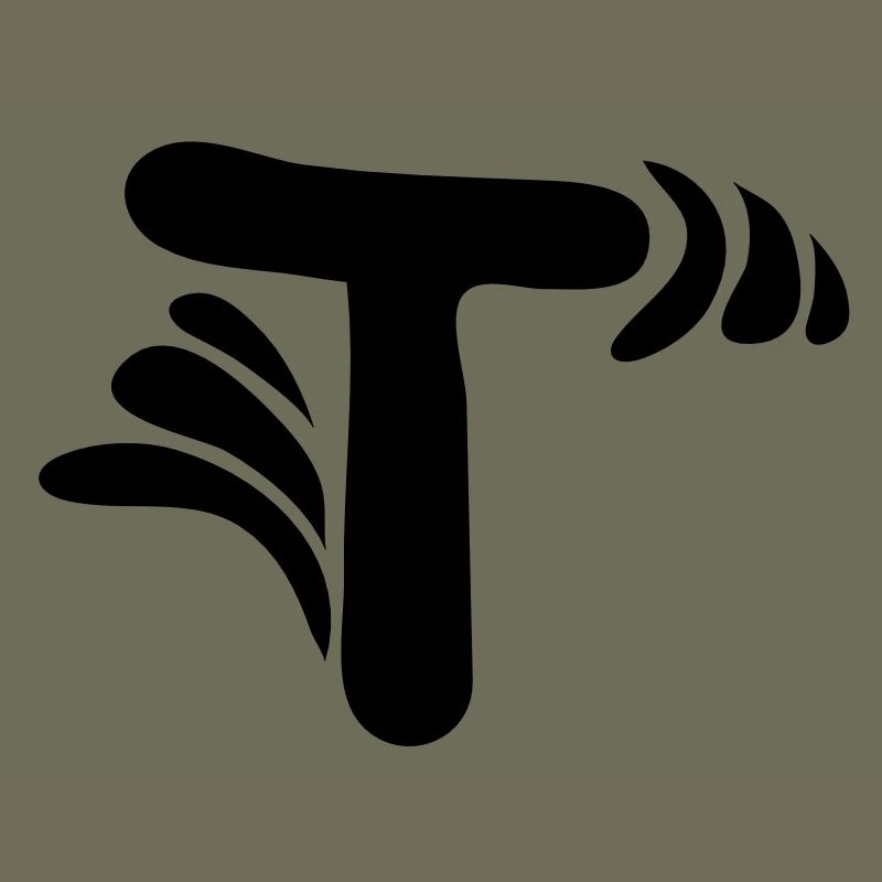 Letter T & Pattern