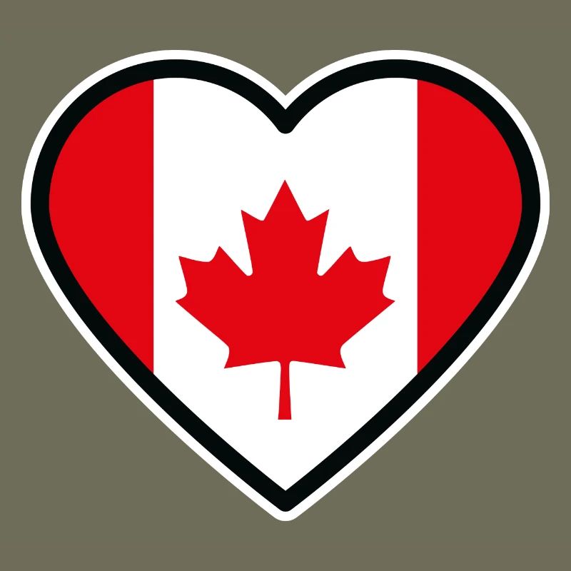 kanada flagge herz