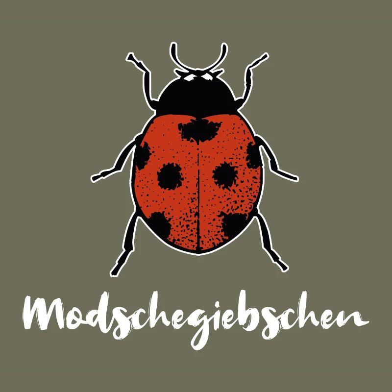 Modschegiebchen Marienkäfer Sächsisch Geschenk
