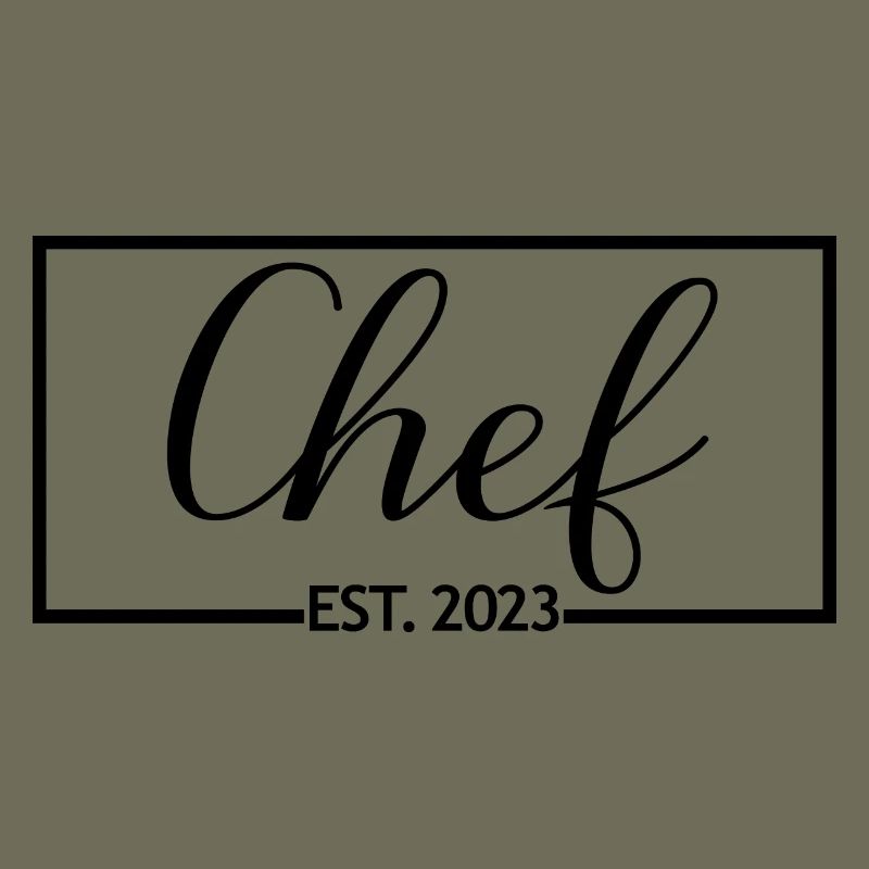 Chef Est. 2023 Graduated Chef Culinary Art Student
