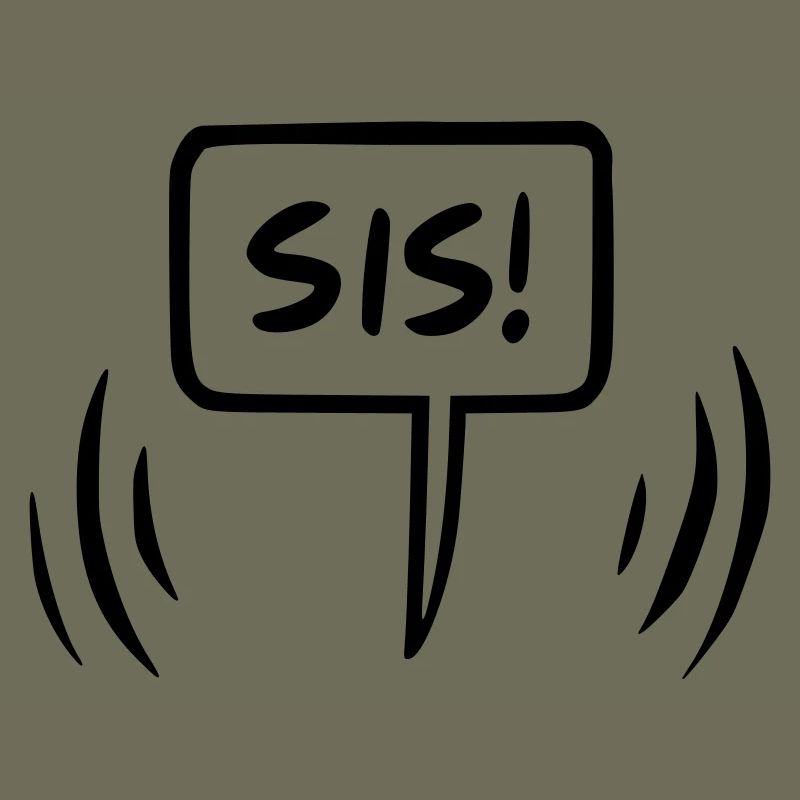 Sis Schwester Sprechblase