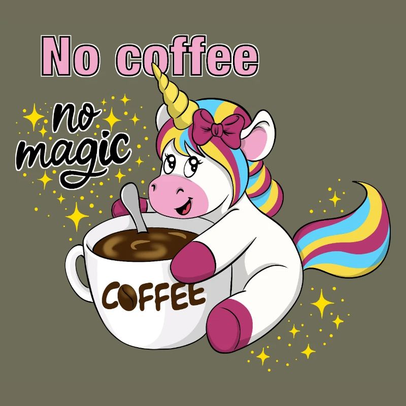 Kaffee Einhorn No Coffee No Magic
