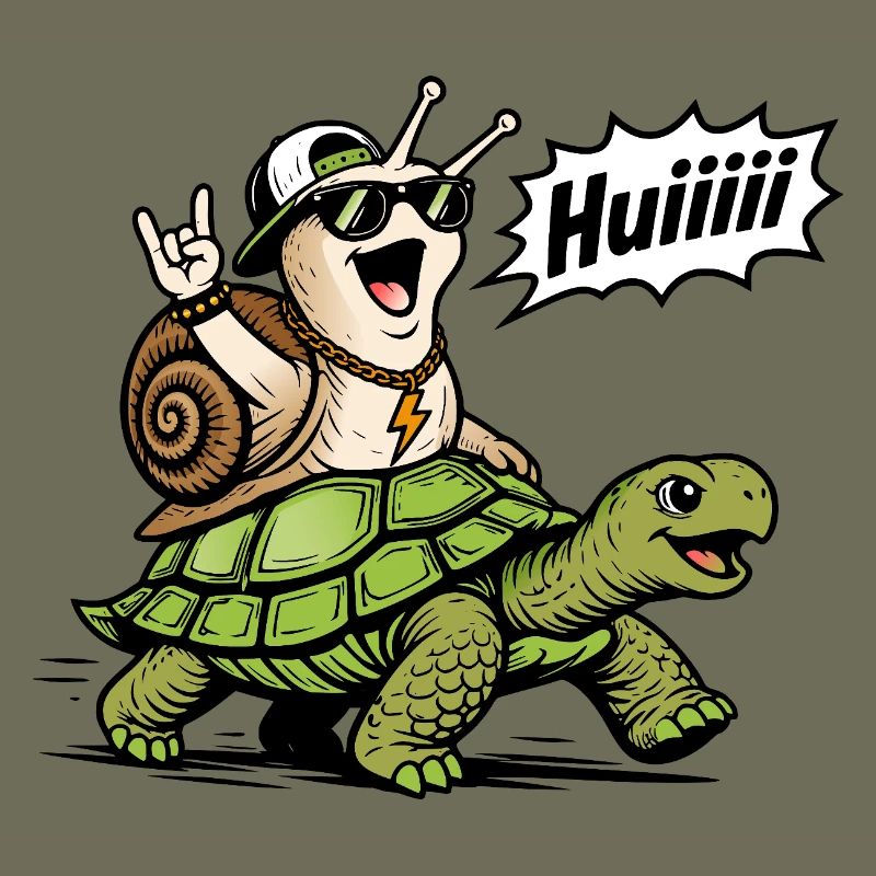 Swift Snail on Turtle