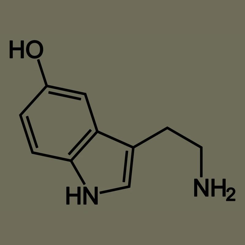 Serotonin Molecule