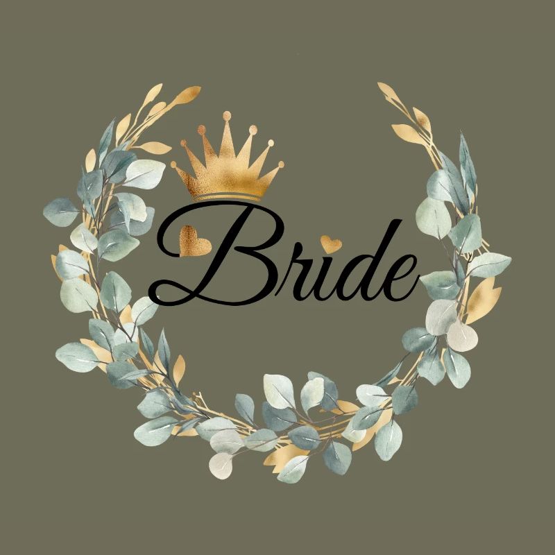 Team Bride! Wreath & crown design, customisable