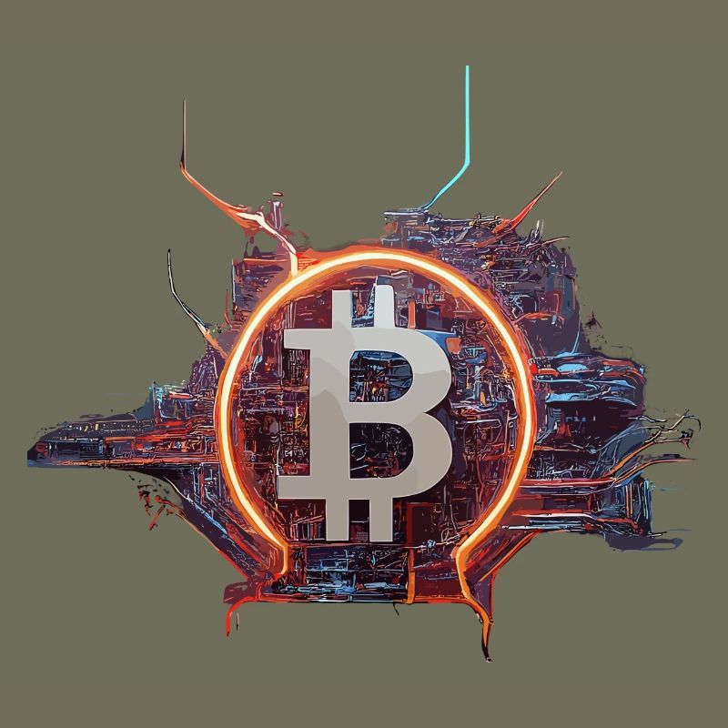 Cyber-Modern Bitcoin Design