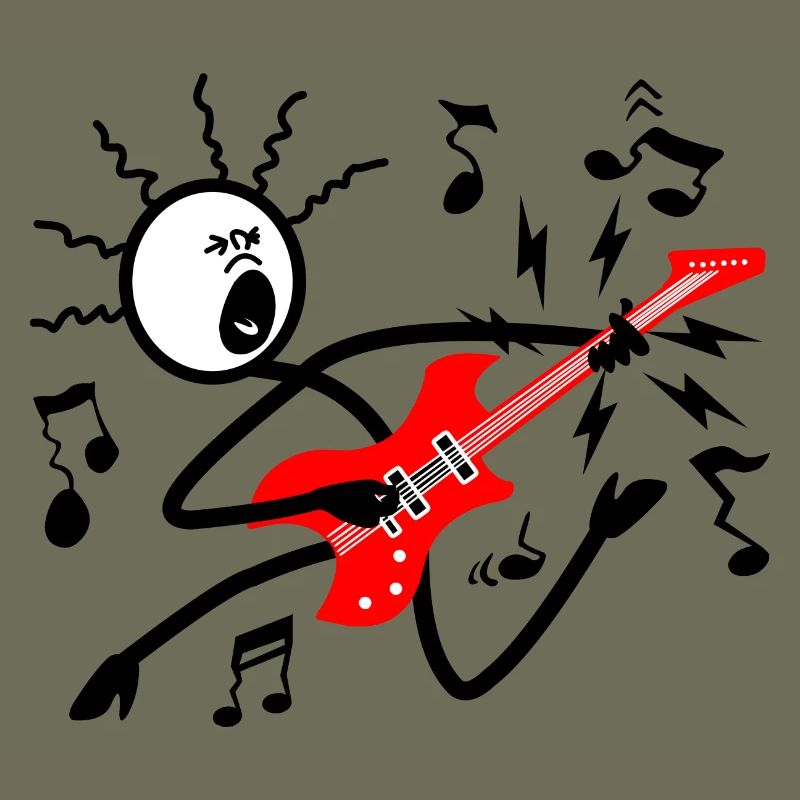 Rote E-Gitarre