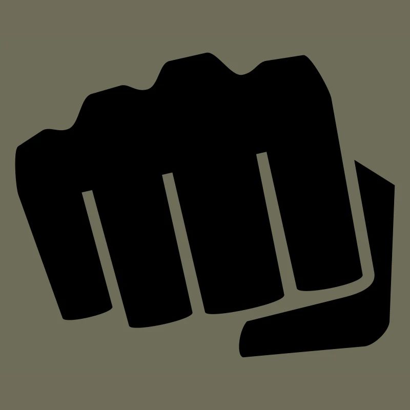Faust Geschenk Idee dagegen Symbol Hand