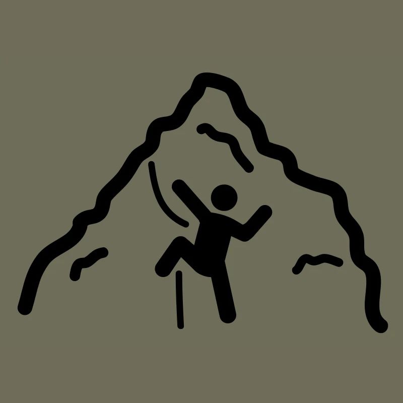 bergsteiger climbing