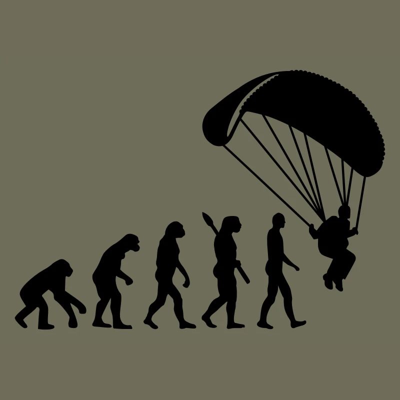 Evolution Fallschirmspringen