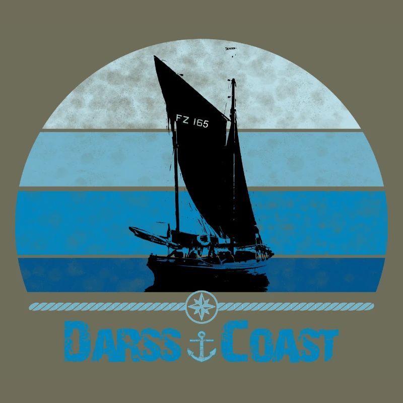 Darss Coast with Zeesboot