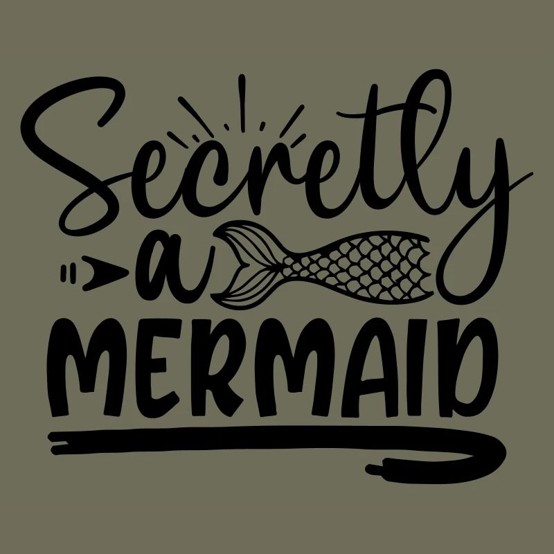 secretly a mermaid