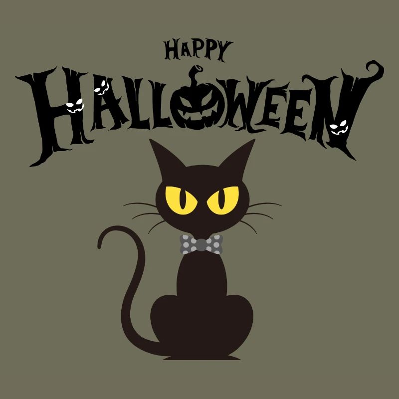 Black Cat Chic Fliege