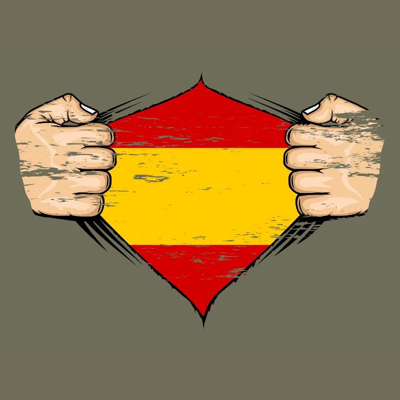 Drapeau espagnol utilisé