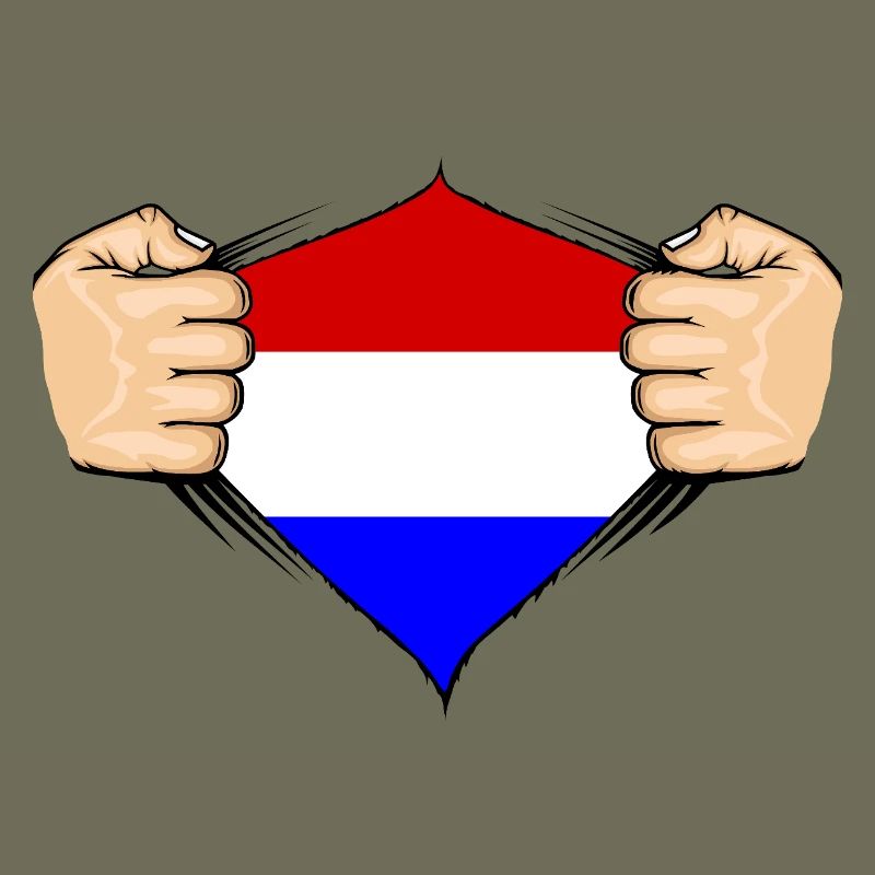 Conception du drapeau de la Hollande