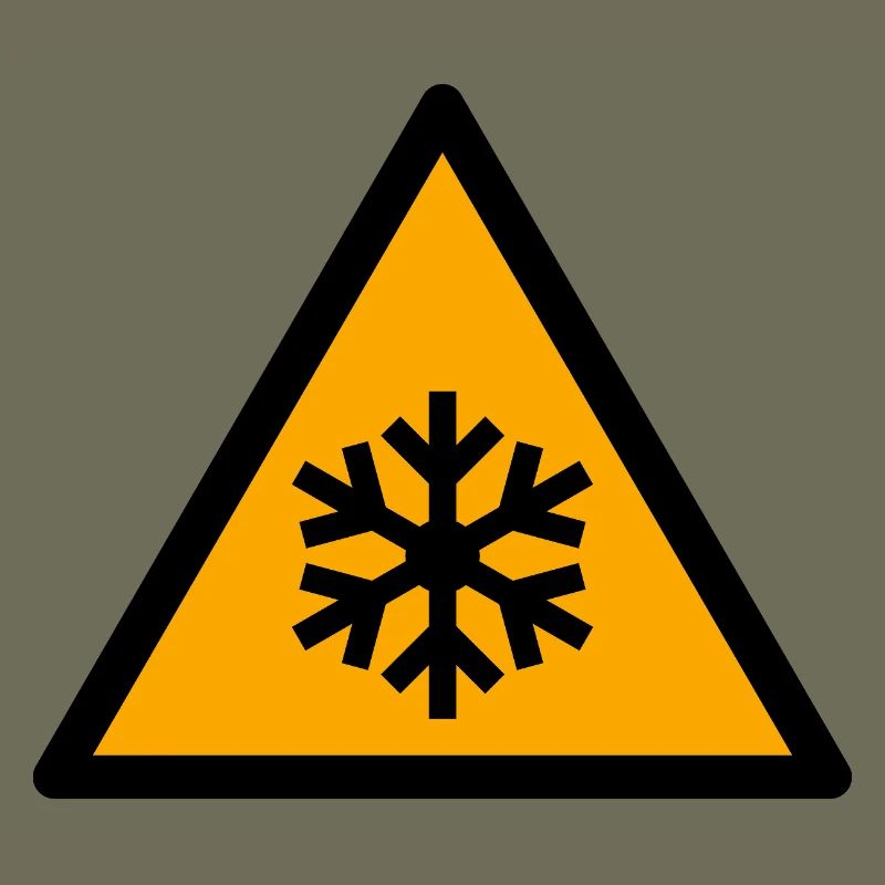 Glacé | Flocon de neige en triangle