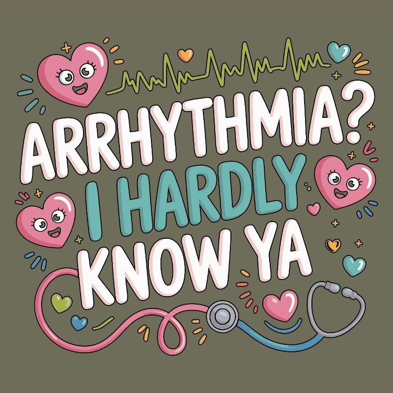 Cardiac Tech Arrhythmia I Hardly Know Ya Echo Tech