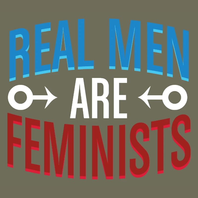 Real Men Are Feminists Equality Statement Tee