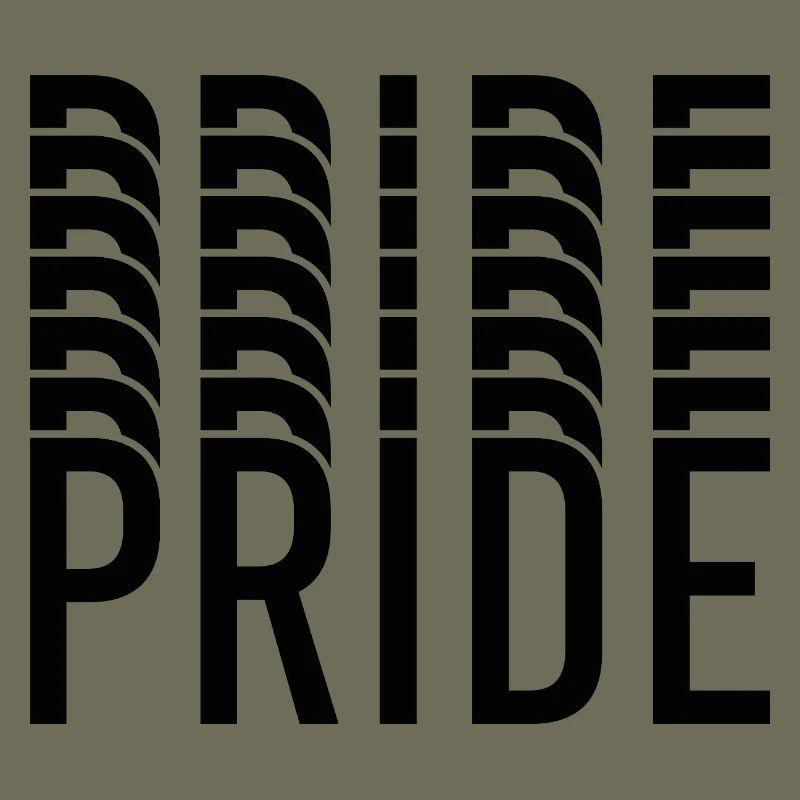 Pride Typography Contrast Pattern